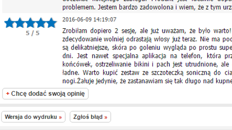 <b>Krok 3:</b> Kliknij "Chcę dodać swoją opinię".