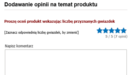 <b>Krok 4:</b> W okno, które się pojawi, wpisz treść recenzji. Ponieważ nie ma pola, w którym mogłabyś umieścić swoją nazwę użytkownika, możesz to zrobić w treści recenzji. Twoja opinia pojawi się po weryfikacji.