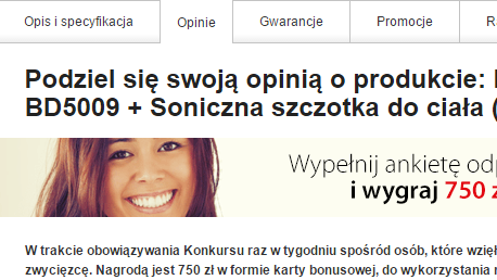 <b>Krok 2:</b> Wejdź w zakładkę "Opinie". 