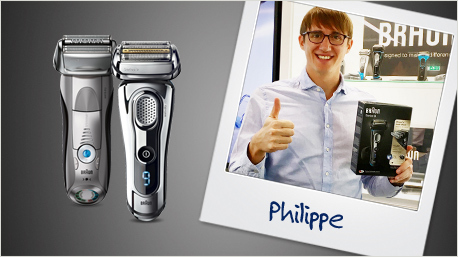 Philippe jest przedstawicielem marki Braun.