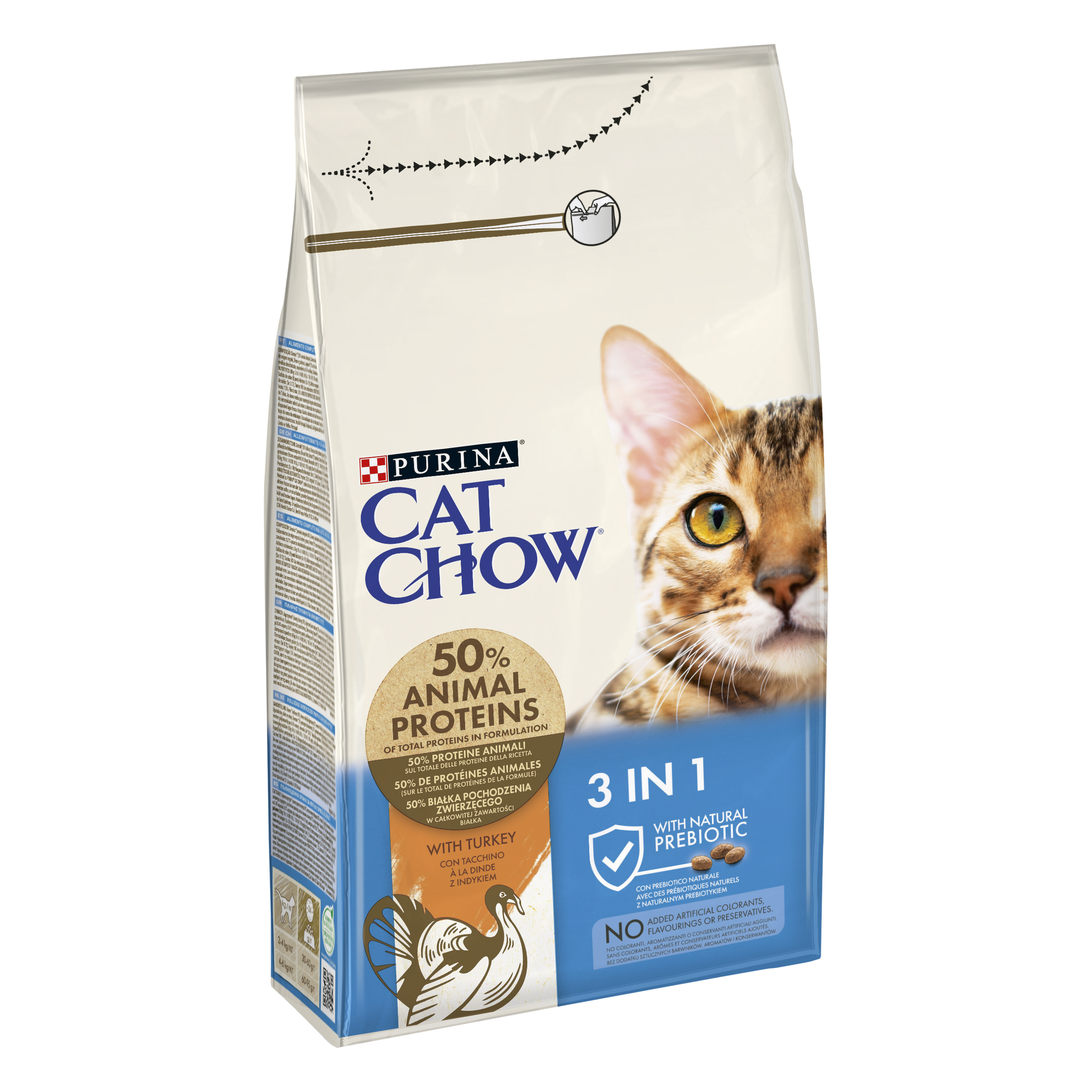 PURINA® CAT CHOW® 3in1 z Indykiem
