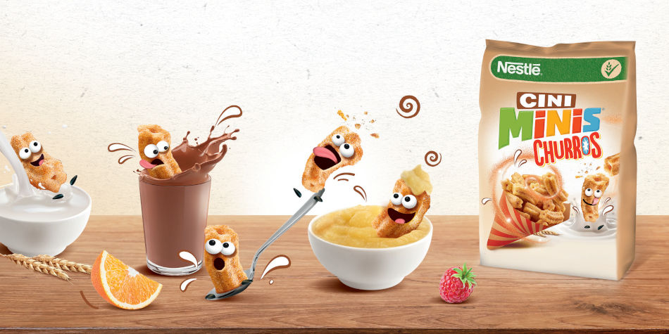 Witamy w chrupiącym projekcie Nestlé CINI MINIS CHURROS!