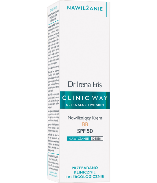 Dr Irena Eris Clinic Way Nawilżający Krem BB SPF 50 (30ml)