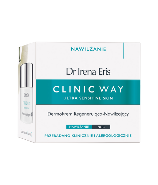 Dr Irena Eris Clinic Way Dermokrem Regenerująco-Nawilżający Na Noc (50ml)