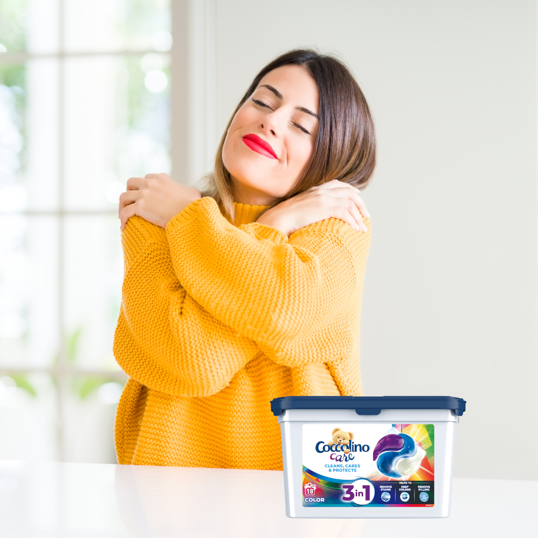 Pochwal się rezultatem działania kapsułek Coccolino Care