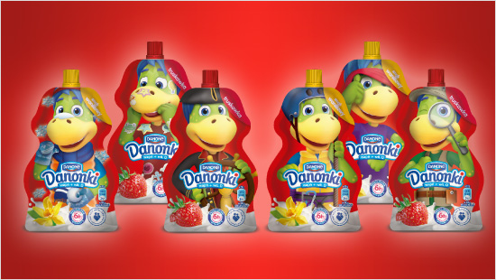 Dziecko najlepiej poznaje  świat w towarzystwie rodziców i swoich ulubionych bohaterów. W przypadku Danonków, bohaterów jest aż… sześciu!