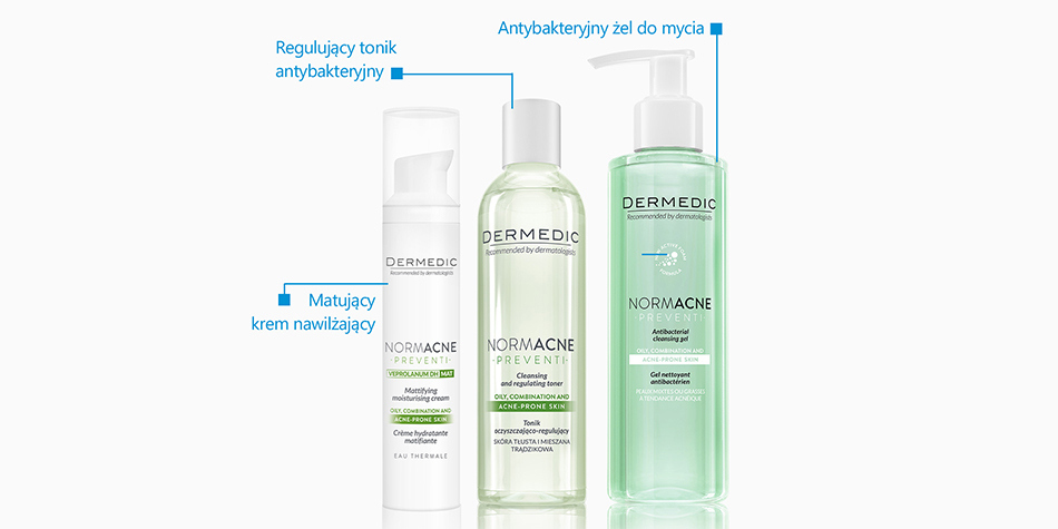 Zadbaj o swoją cerę z dermokosmetykami Dermedic Normacne!