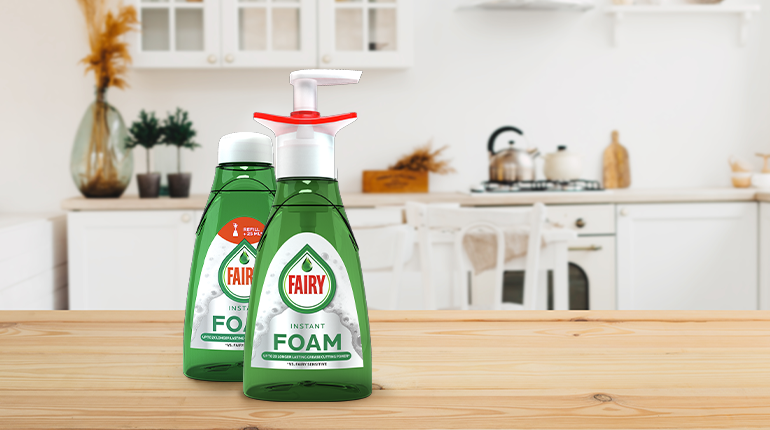 Witamy w projekcie Fairy Instant Foam