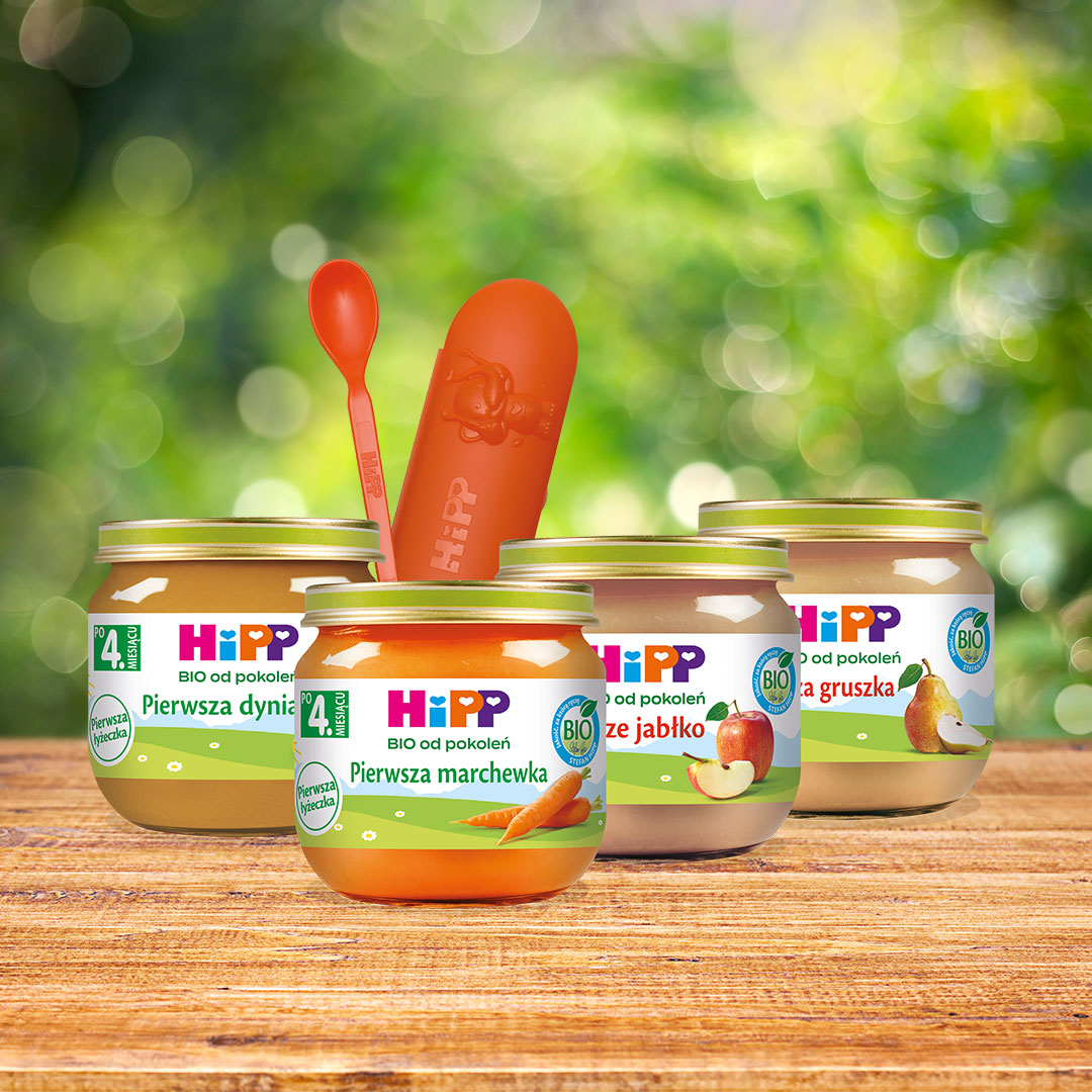 Zestaw od 4 do 6 miesiąca życia opracowany specjalnie na początek rozszerzania diety dziecka