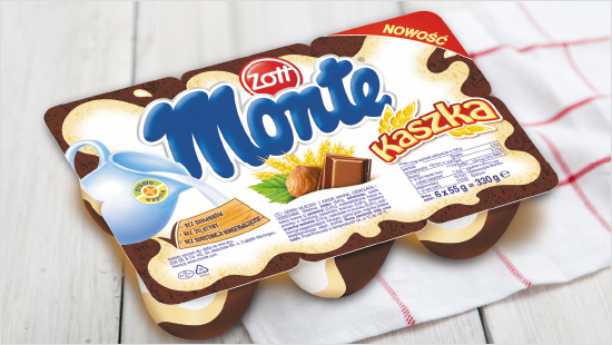 W projekcie Monte Kaszka 5000 Ambasadorów wypróbuje nowość od Zott - pyszne połączenie klasycznego smaku Monte i pożywnej kaszki!