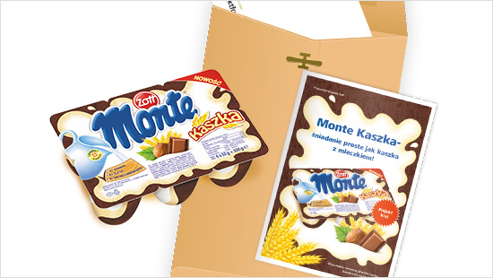 W Zestawie Ambasadora znajdziesz Przewodnik Projektu, książeczkę Twojego Badania Opinii oraz prezent - unikalny notatnik na lodówkę, dzięki któremu zawsze będziesz pamiętać o tym, by podczas codziennych zakupów wrzucić do koszyka pyszną Monte Kaszkę!