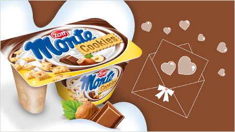 Monte Cookies zadowoli nawet najbardziej tradycyjnego smakosza! 