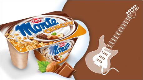 Monte Crunchy - duet musli i mlecznego kremu!
