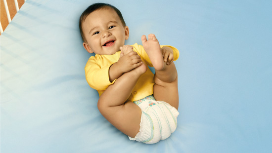 Dzięki innowacyjnej technologii pieluszki Pampers Active Baby-Dry pozwalają rodzicom skutecznie rozprawić się z tym, co przeszkadza dziecku spokojnie przespać noc.