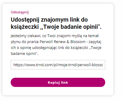Książeczka Twoje badanie opinii -  link online