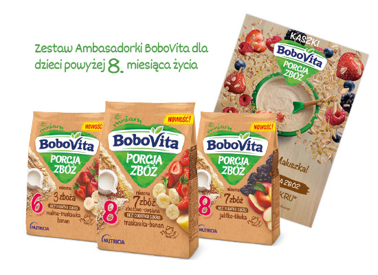 Zestaw Ambasadorki BoboVita dla dzieci powyżej 8. miesiąca życia