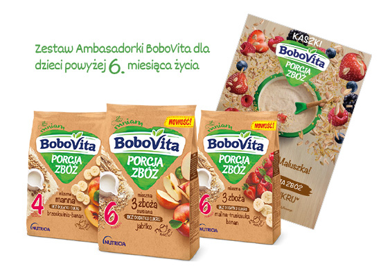 Zestaw Ambasadorki BoboVita dla dzieci powyżej 6. miesiąca życia