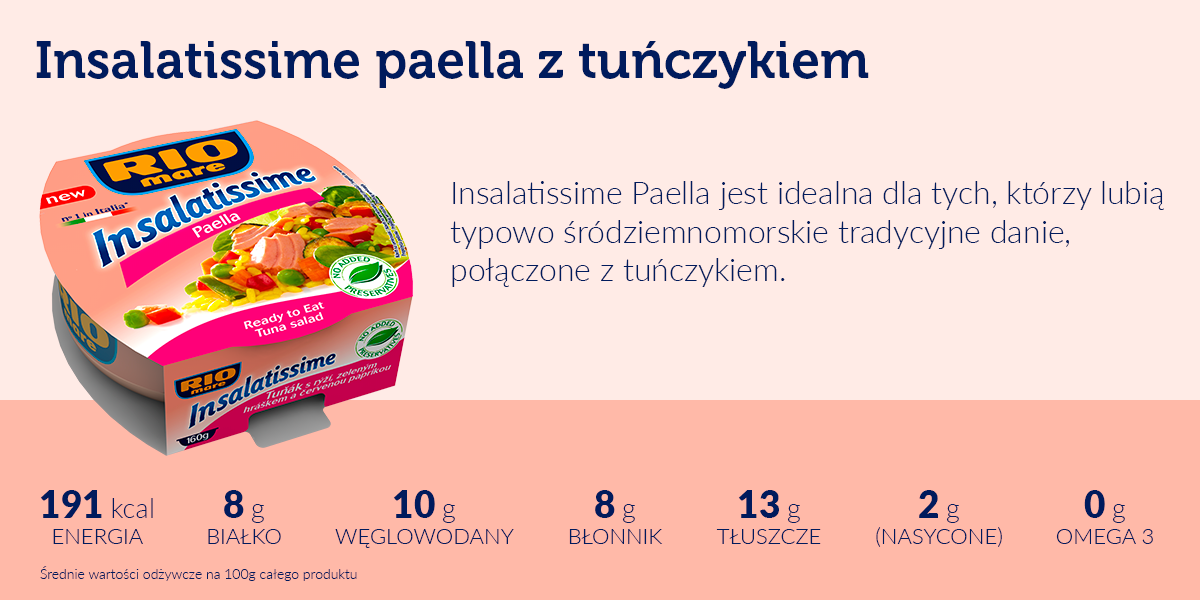 Insalatissime Paella z tuńczykiem