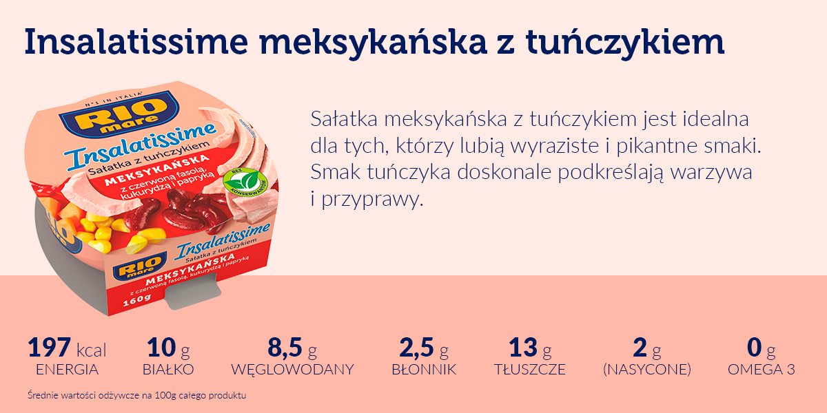 Insalatissime meksykańska z tuńczykiem