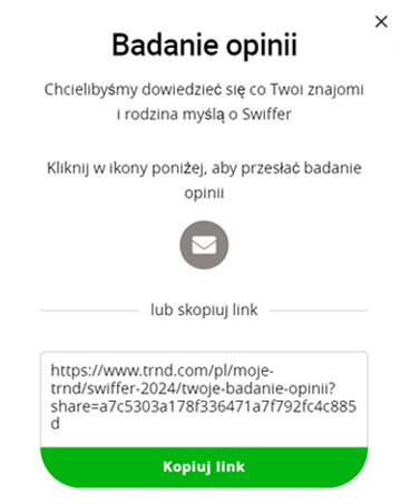 Książeczka Twoje badanie opinii -  link online