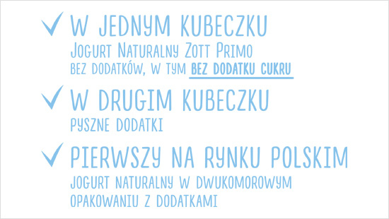 Jogurt Naturalny z dodatkami 