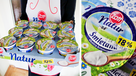 Śmietana Zott Natur - w stu procentach naturalna!