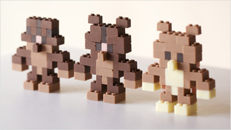 Legos de chocolate