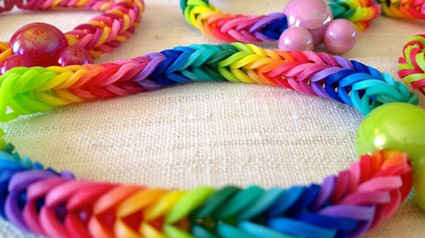 Pulseiras de elásticos