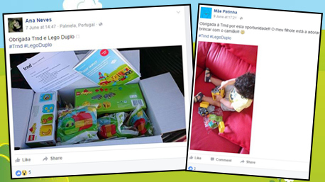 Alguns de nós já estamos a partilhar LEGO DUPLO online :).