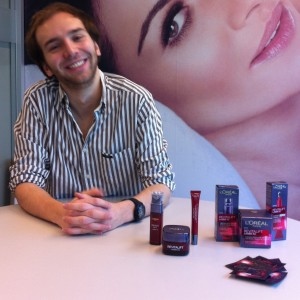 Jorge da L'Oréal apresenta projeto trnd Cuidado Dia Revitalift Laser X3