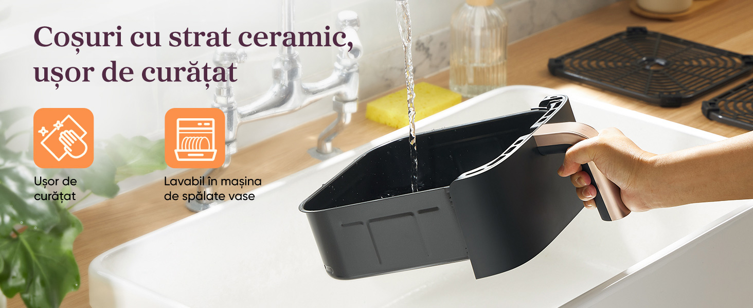 Cosuri cu strat ceramic usor de curatat