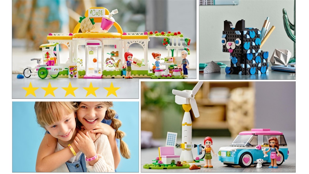 Evaluați kiturile LEGO Friends și LEGO DOTS!