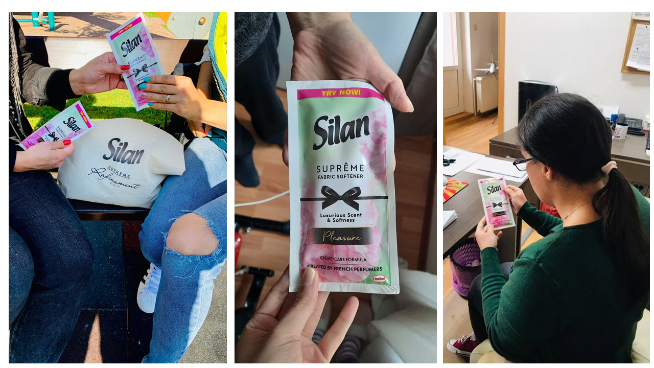 ...și au distribuit mostre prietenilor. 