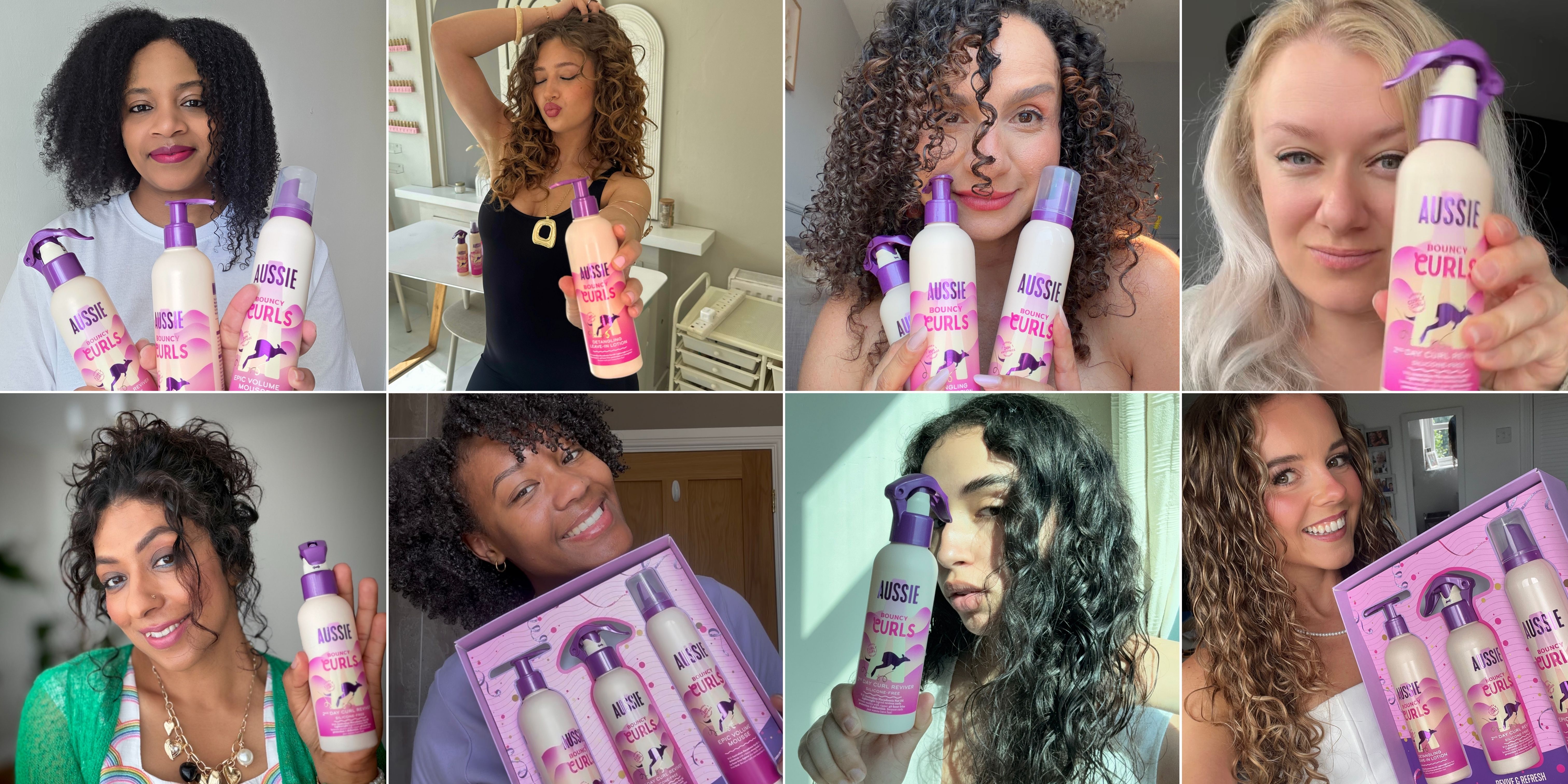 Aussie bouncy curls