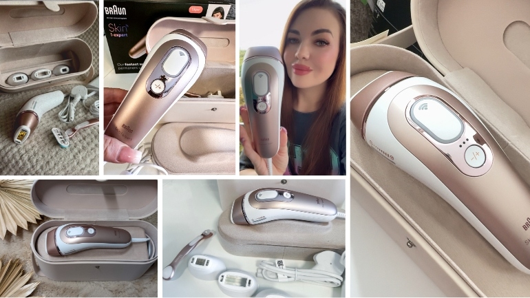 Photo collage of Braun Smart IPL