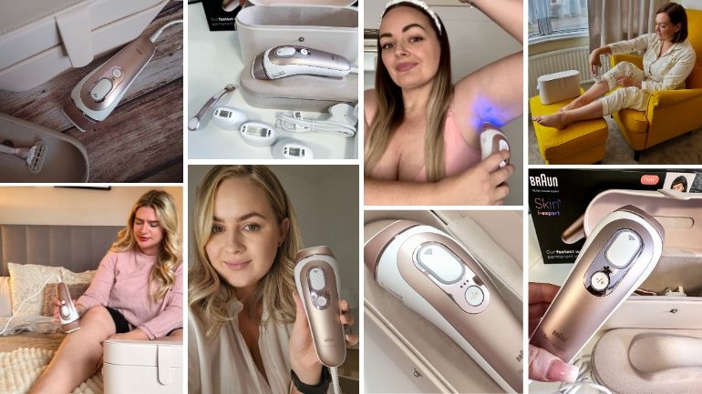 Photo collage of Braun Smart IPL