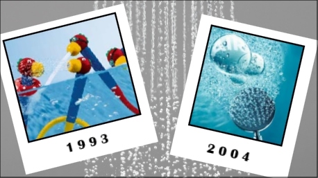 The Joco came out in 1993, the first hand shower developed especially for children. Then, in 2004, the first XXL hand shower which sucks in air and combines it with water to form full-bodied drops of water was released.
