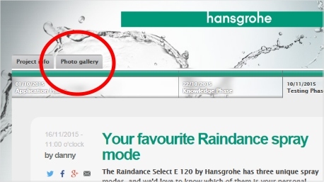 Our Hansgrohe photo gallery