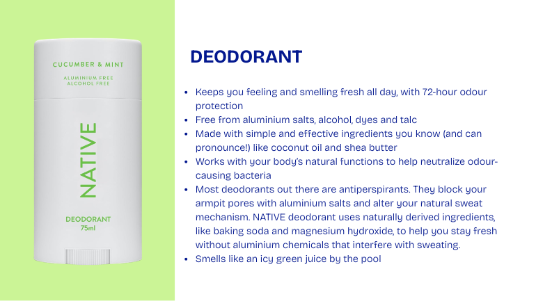 deodorant