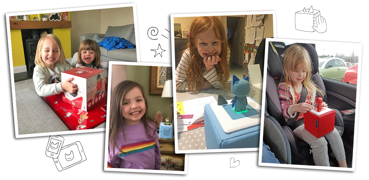 Wonderful examples of the "My Tonies-Moments" we received from some of our project participants.