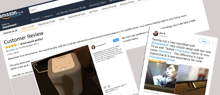 #YamahaMusicCast - We are spreading the word on Social Media and online
